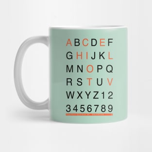 Helvetica Mug